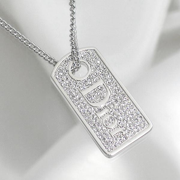 CHRISTIAN DIOR クリスチャン・ディオール ペンダント D21537 Necklace シルバー