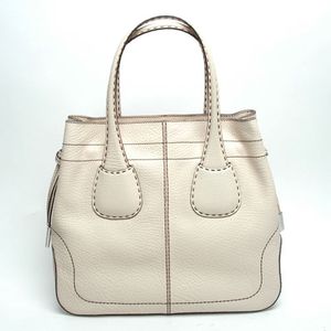 【2008年秋冬新作】 トッズ（TOD'S）レディーストートバッグ　スモール　ホワイト　XBWAFBF0300BNR-B010
