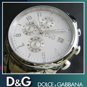 D&G 時計 ドルチェ&ガッバーナ時計 ドルガバ 時計 メンズ 腕時計 SANDPIPER(サンドパイパー)ホワイト 3719770110