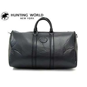 【X'mas特別セール品】【39％OFF】ハンティングワールド　ボストンバッグ ブラック 1073 BLACK BATTUE BLACK-W03【送料無料・代引き料無料】
