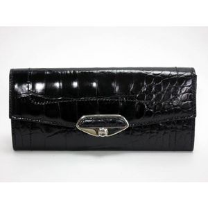 フルラ/FURLA財布 クロコ調レザー長財布 ブラック 113953bk