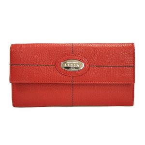 【送料無料】フルラ/FURLA レザー長財布 レッド 158659rd