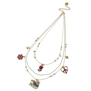 BETSEY JOHNSON (ベッツィー ジョンソン) Ｂｏｈｅｍｉａｎ　Ｂｅｔｓｅｙ　ネックレス鳥 / ゴールド