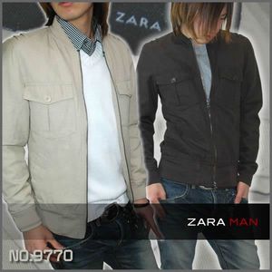 【ZARA MAN】新作コットンジャケット/COTTON JACKET（9770)【店長太鼓判！】