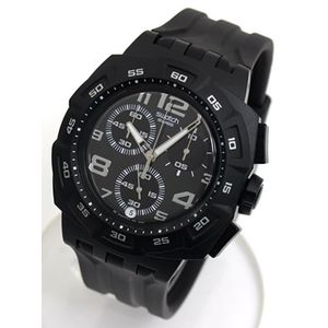 swatch スウォッチ 腕時計 MISTER CHRONO ブラック メンズ SUIB400 【送料無料】