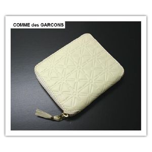 COMME des GARCONS [SA210EA WHITE]星柄エンボスレザーウォレット財布（コムデギャルソン 革財布） （サイフ）【MEN'S】