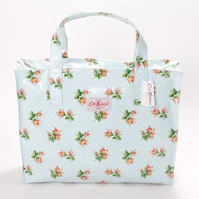 キャスキッドソン　Cath Kidston　キャリーオールバッグ　ローズスプリング　Carry All Bag, Rose Spring Blue (229890)//229890