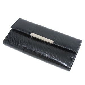 グッチ 財布 メタルバー パイソン レザー Wホック 長財布 112715 2067【GUCCI/グッチ】