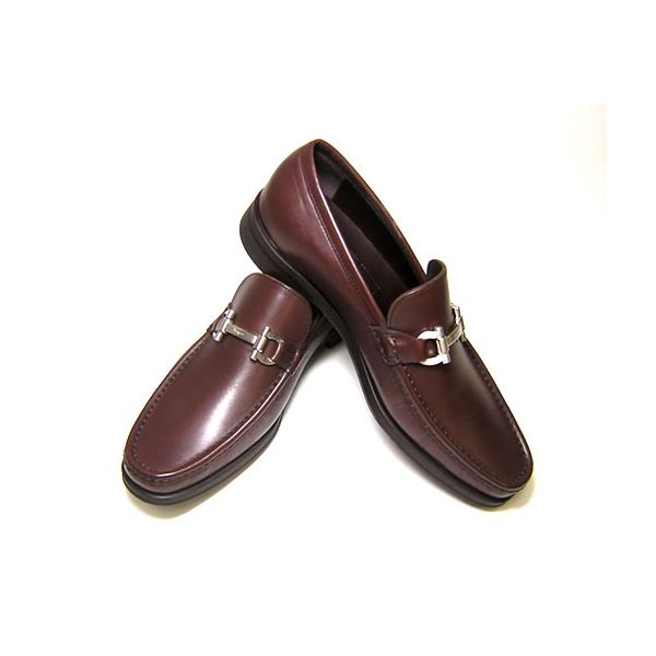 サルヴァトーレフェラガモ靴 FERRAGAMO レザー靴　TEBALDO（ヒッコリー）  0320223