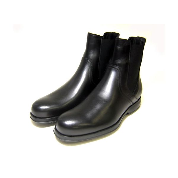 サルヴァトーレフェラガモ靴 FERRAGAMO 日本未入荷　サイドゴアレザーブーツ　NOVECENTO（NERO・ブラック）  0376731