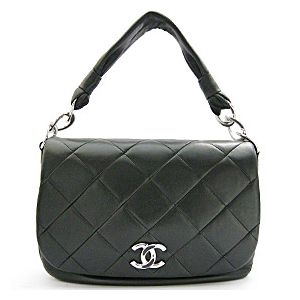 シャネル　マトラッセショルダーバッグ　ブラック　【CHANEL】　シャネル