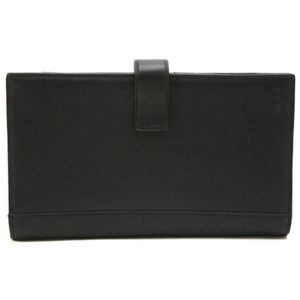 トゥミ【TUMI】 レザー 二つ折り長財布 ブラック 017376D