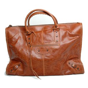 【2009年春夏新作】 バレンシアガ(BALENCIAGA)ザ・ウィークエンダー レディースハンドバッグ ブラウン 110506-D94JT-2768