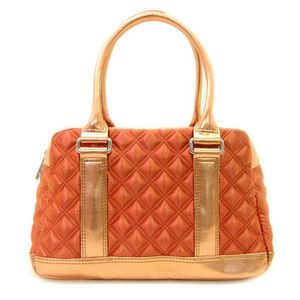 マークBYマークジェイコブス　サテンキルティング ボウラーバッグ オレンジ 50341-S08-QL-BOW-ORANGE