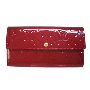 LOUIS VUITTON　ルイ・ヴィトン ヴェルニ　財布　ファスナー付長札　ポルトフォイユ・サラ　NM2　ポムダムール　M93530