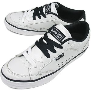 GRAVIS HELIX MNS グラビス スニーカー ヘリックス メンズ WHITE/BLACK（212379 FW08）